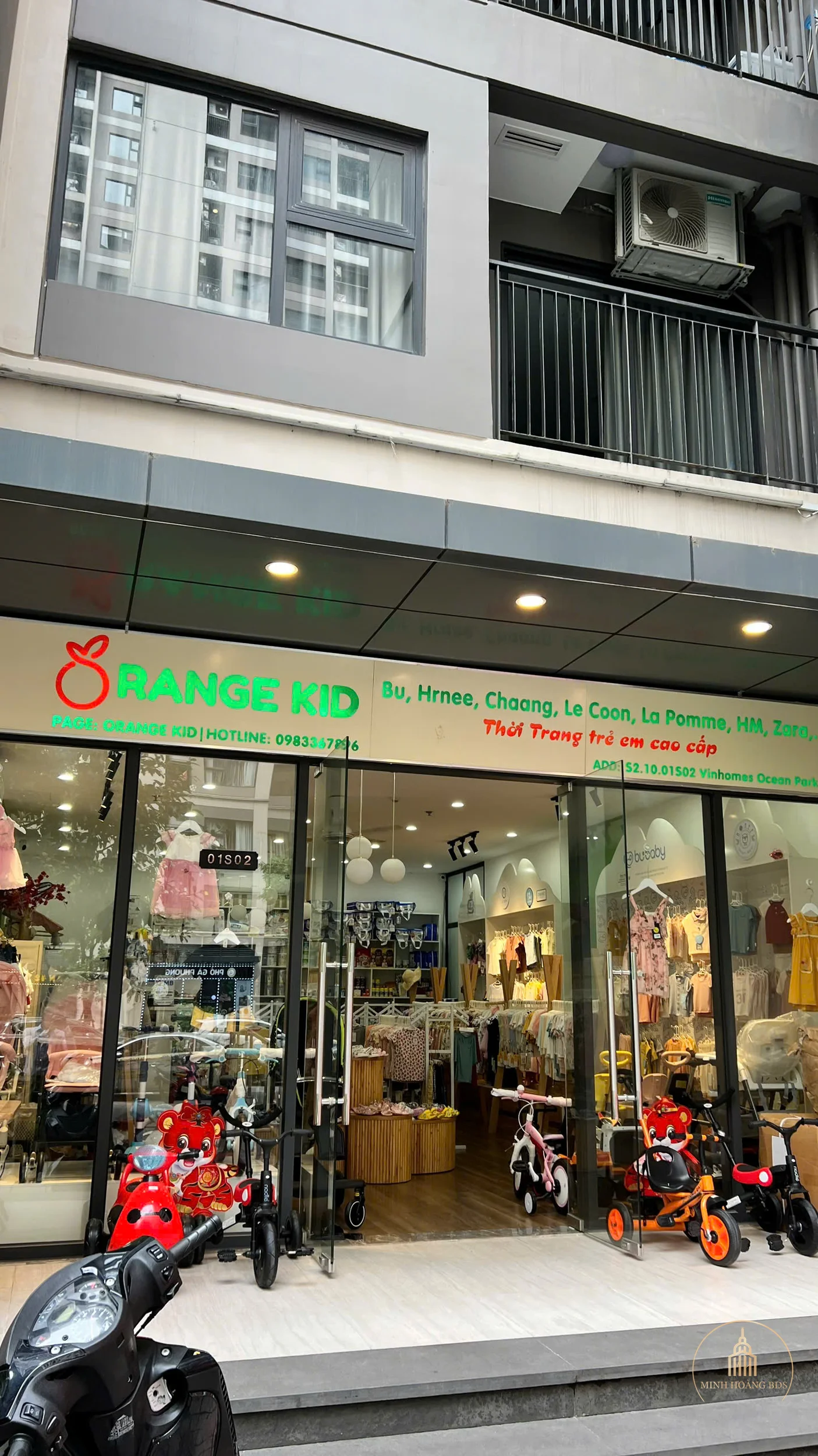 Shop Chân Đế Tòa S2.08 Đang Cho Bỉm Sữa BiboMart Thuê Giá Tốt Ocean Park